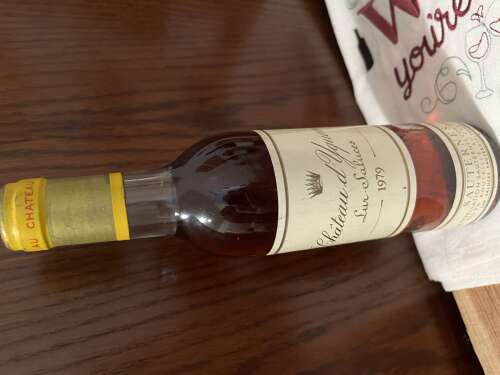 1979 chateau d'yquem Half bottle: 375 ml
